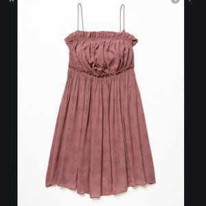 Free People Jolene Mini Slip Clay Combo Size M